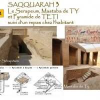 C4_SAQQARAH – 3EME VISITE, Serapeum, Mastaba de TY et Pyramide de TETI [retour 13h en INDIVIDUEL uniquement] + repas Table d'hôte [ retour 15h]