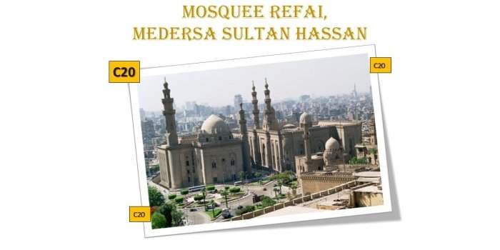 -* Sortie Annulée-C20_MOSQUEE REFAI, MEDERSA SULTAN HASSAN, Petite mosquée Rose*