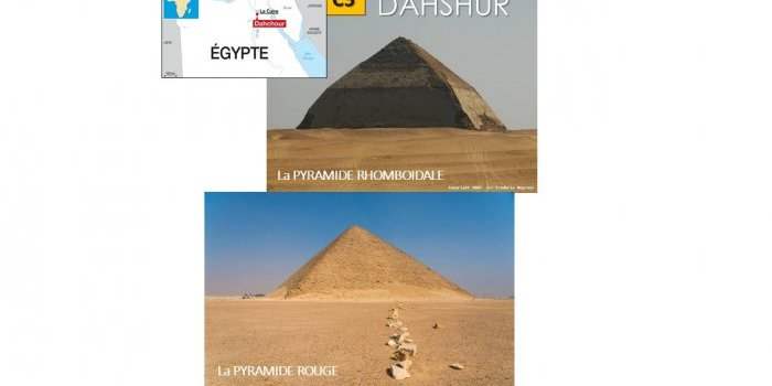 C5_DASHUR, ses pyramides rhomboidale et rouge