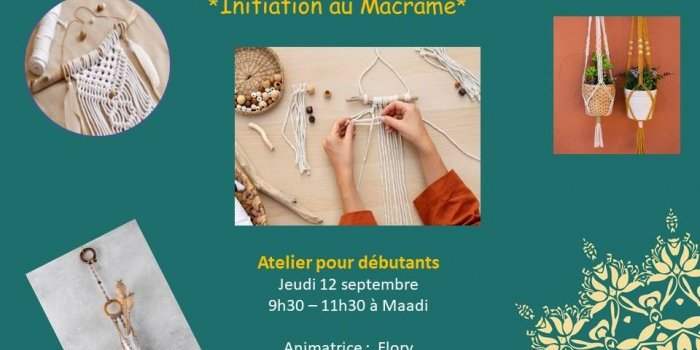 Atelier initiation au Macramé
