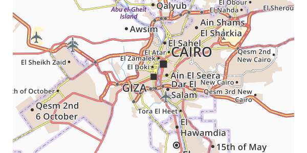 Plans et cartes du Caire