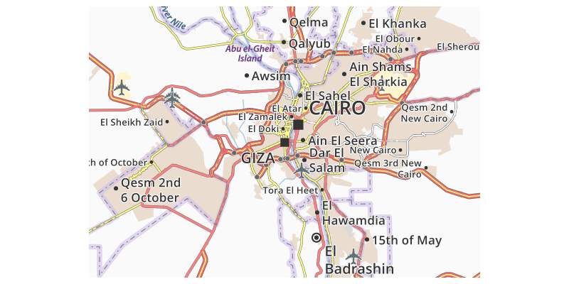 Plans et cartes du Caire